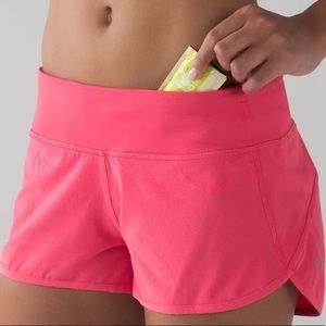 Pink lululemon shorts🍋